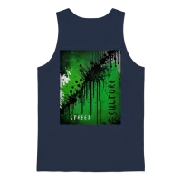 Street Culture Grunge Style Unisex Tank Top - Navy – 1