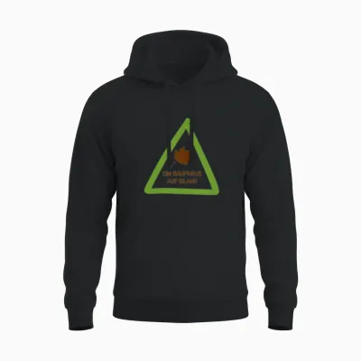 Ein Baumhaus Auf Island Unisex Hoodie - Black