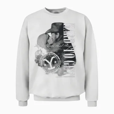 Yellowstone Schwer Zu Bekommen Rip Wheeler Beth Dutton Unisex Sweatshirt - White