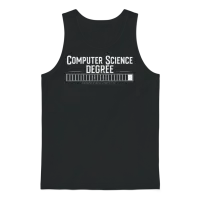 Computer Science Degree Unisex Tank Top - Black – 1