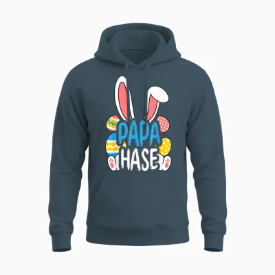 Oster T-Shirt Osterhase Spruch Hasen Kostüm Ostern Unisex Hoodie - Dark Heather