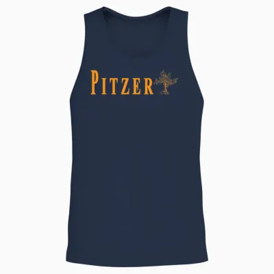 Pitzer Unisex Tank Top - Navy