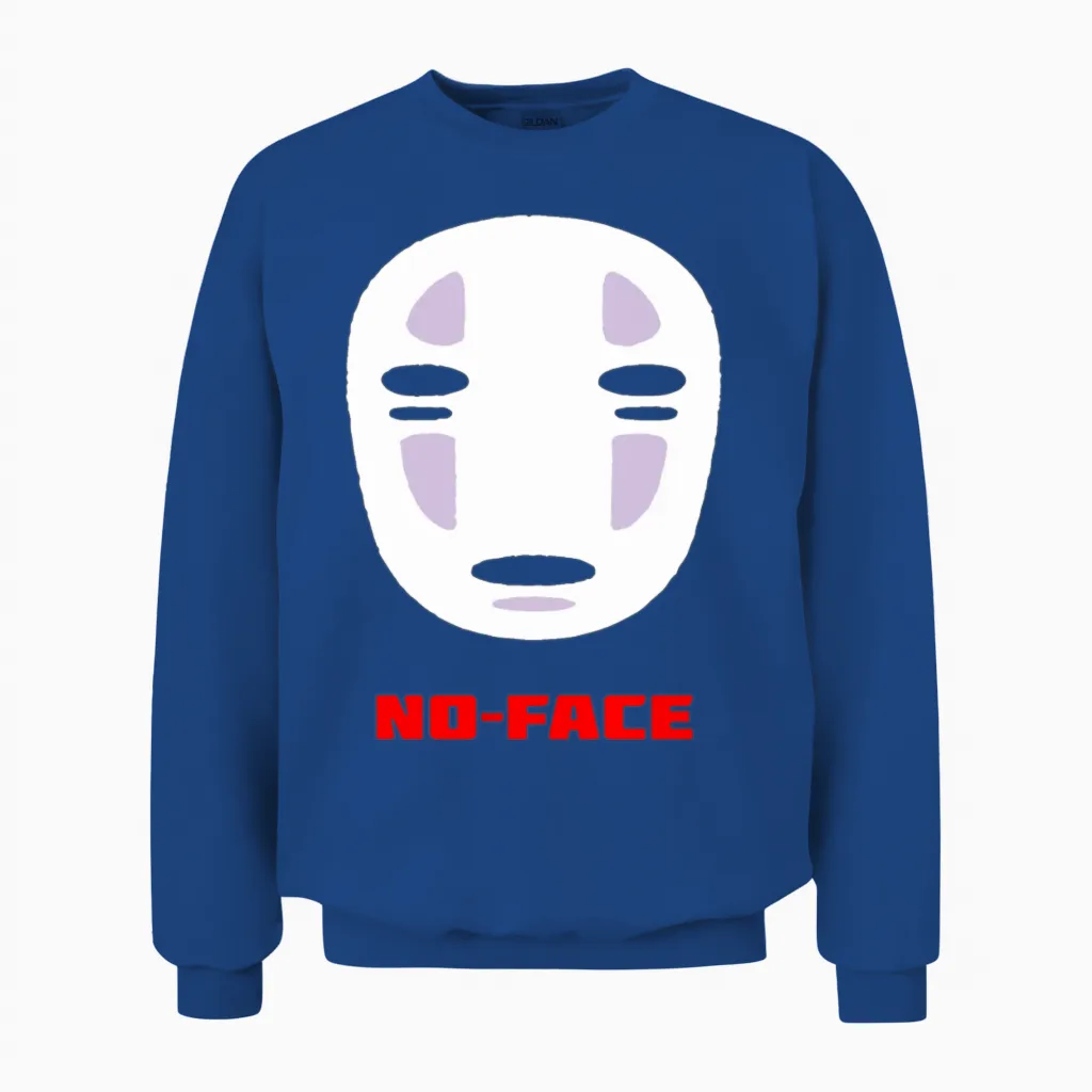 Funny Mask No Mask Unisex Sweatshirt in Royal