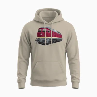 Ludmilla Model Railway Diesel Locomotive Br 132 Br 232 Unisex Hoodie - Sand