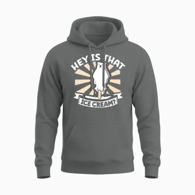 Polar Bear Global Warming Artic Seal Hunting Ursus Unisex Hoodie - Graphite Heather