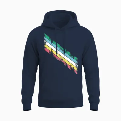 Disability Pride Flag - Lgbtq Pride Unisex Hoodie - Navy