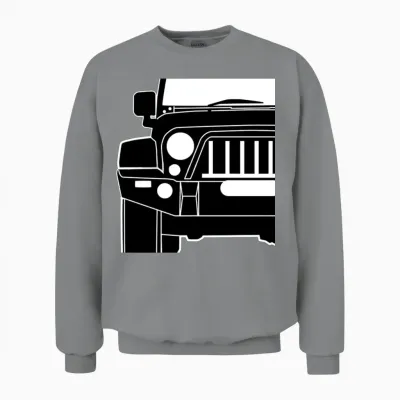 Jeep Wrang Unisex Sweatshirt - Sport Grey