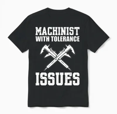 Funny Machinist Machining Supervisor Unisex T-Shirt - Black