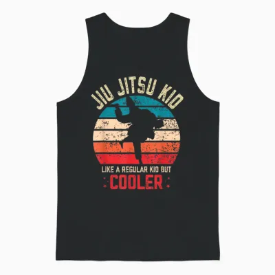 Jiu Jitsu Kid Martial Art Bjj Unisex Tank Top - Black