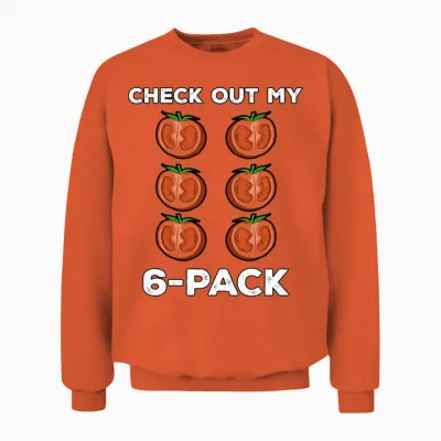 Funny Tomato Outfit Unisex Sweatshirt - Orange