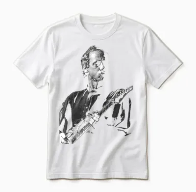 Mark Knopfler, Dire Straits, Joanne Gillespie, Support-Auftritt Unisex T-Shirt - White