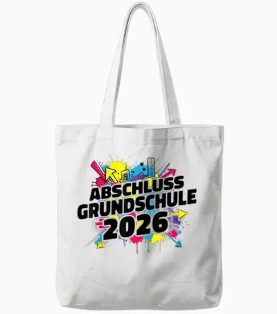 Grundschule Absolvent Abgänger Grundschule Abschluss 2026 Tote Bags - White