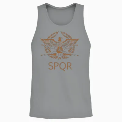 Spqr Roman Eagle Unisex Tank Top - Sport Grey