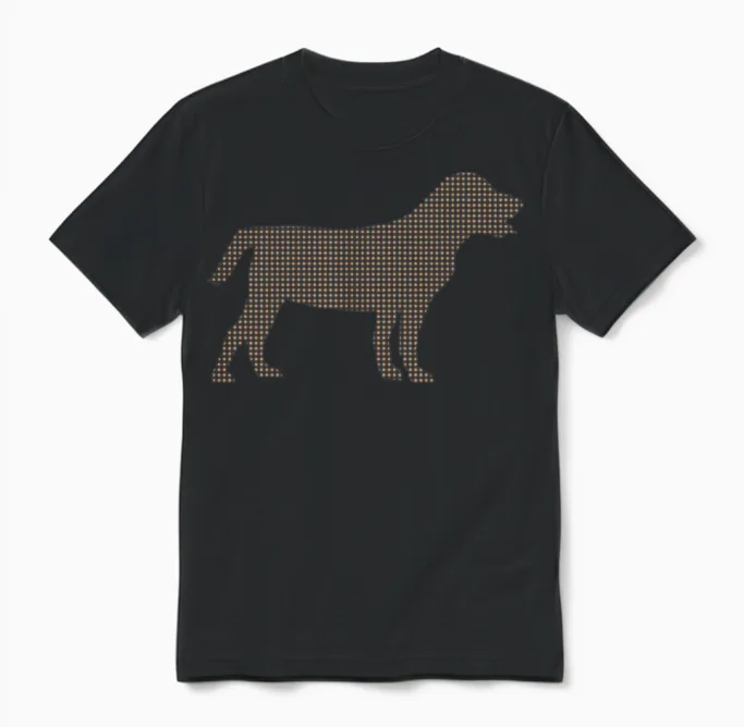 Dog Lovers Gift Unisex T-Shirt in Black