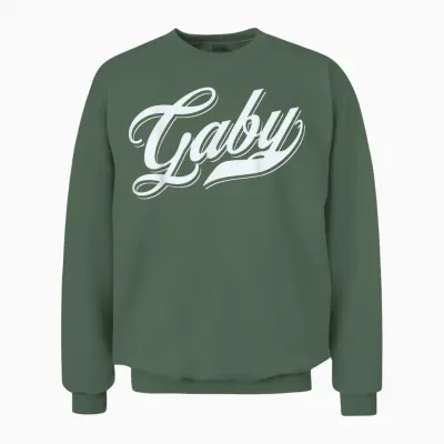 Mens Boys Funny Gift Idea Funny Name for Gaby Unisex Sweatshirt - Military Green