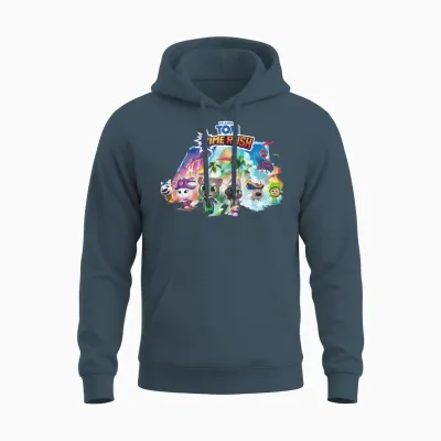 Talking Tom Time Rush Tom and the Magic Gate Unisex Hoodie - Dark Heather