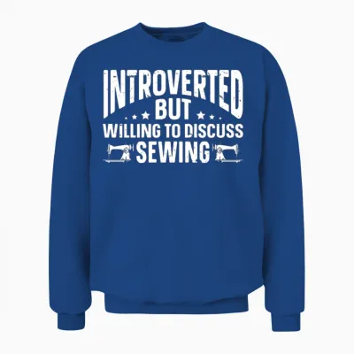 Funny Introvert Gifts Unisex Sweatshirt - Royal