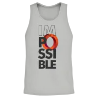 Impossible Circle Unisex Tank Top - Ash – 2
