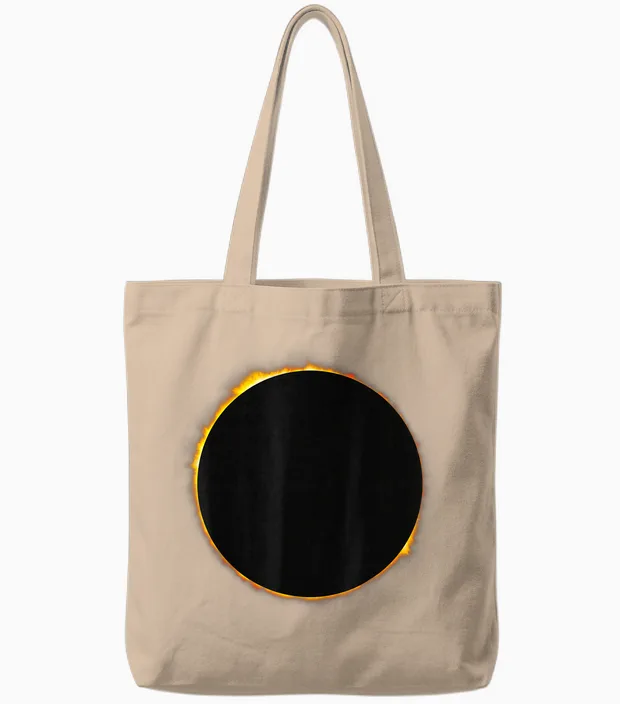 Totale Totalität Der Sonnenfinsternis Tote Bags in Natural