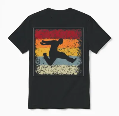 Parkour Retro Unisex T-Shirt - Black