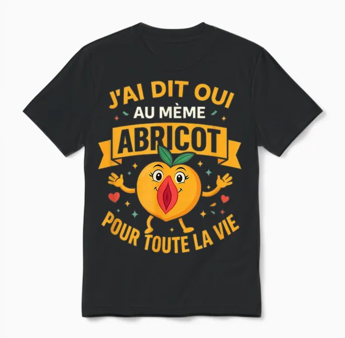 J'ai Said Oui Le Same Apricot – Funeral Life of Boy Unisex T-Shirt in Black