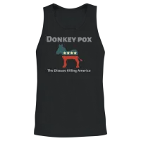 Donkey Pox the Disease Killing America Unisex Tank Top - Black – 2