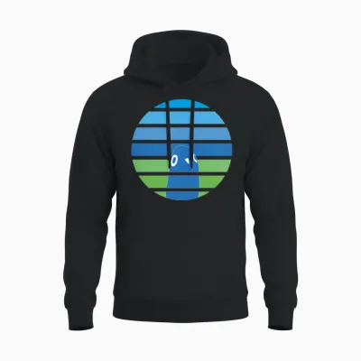 Funny Duck Unisex Hoodie - Black