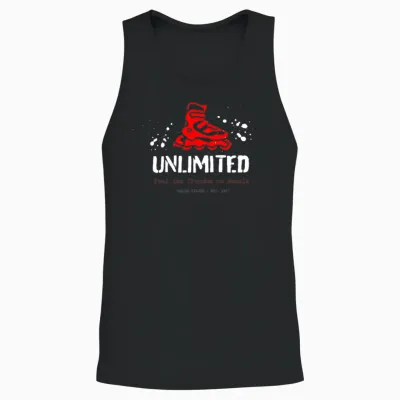 Design for Extreme Sports Lovers Unisex Tank Top - Black