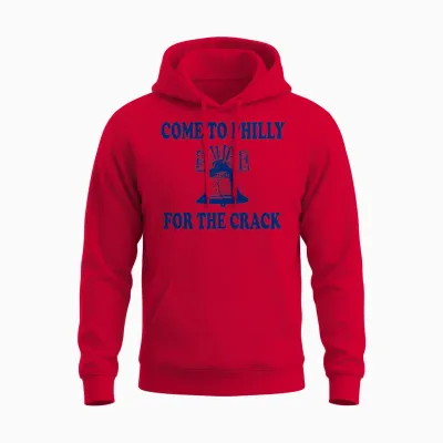 Come to Philly for the Crack Unisex Hoodie - Red