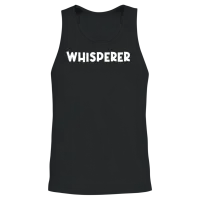 A Funny Whisperer Unisex Tank Top - Black – 2