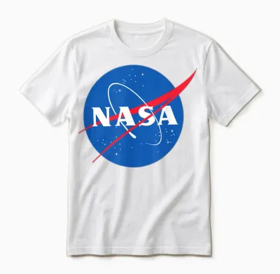 Major Future Nasa Meatball T-Shirt - Unisex-Adults, Black, Short Sleeve, Small, Classic Fit, Cotton, Machine Wash Unisex T-Shirt - White