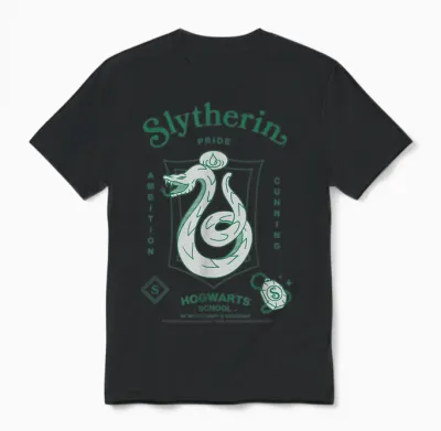 Slytherin Pride Harry Potter New Design 2025 Unisex T-Shirt - Black