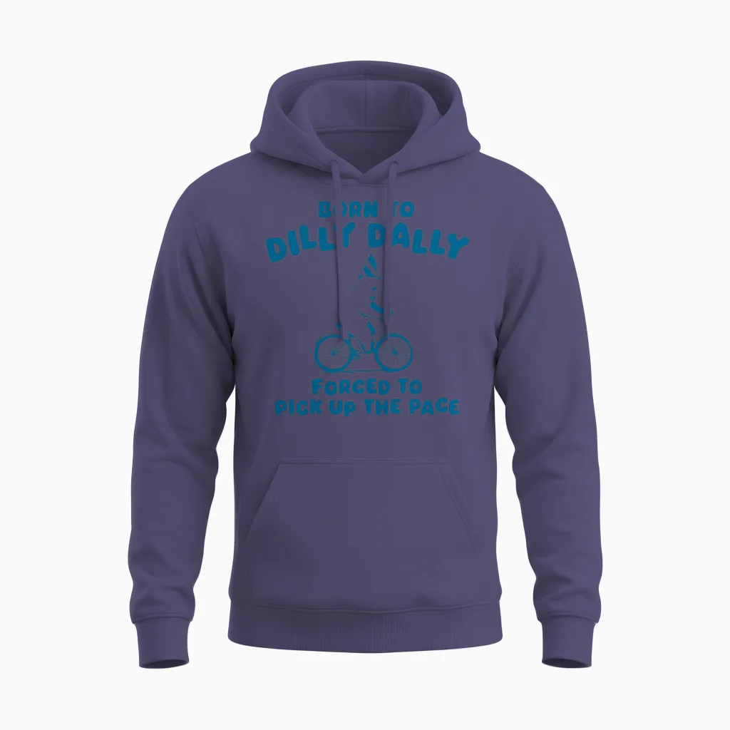 Born to Funny Retro Bear - Wildlife Unisex Hoodie - Heather Sport Dark Navy