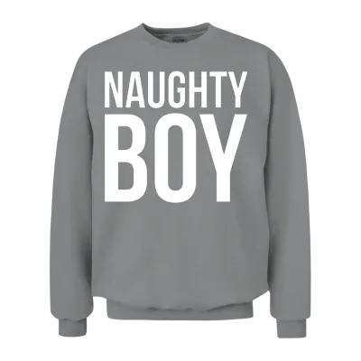 Naughty Boy Unisex Sweatshirt - Sport Grey