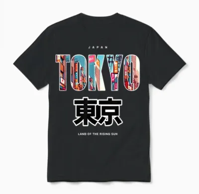 Manga Tokyo Anime Japanese Merch Kawaii Men Women Kids T-Shirt, Black, S Unisex T-Shirt - Black