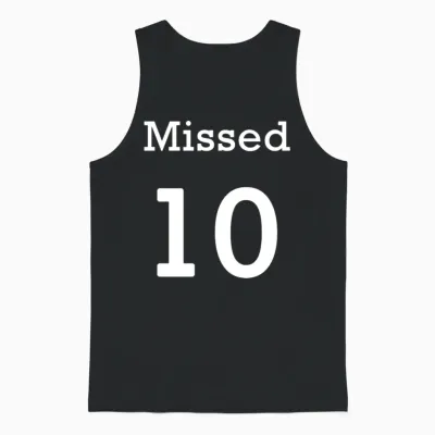Messi Funny Footballjoke Unisex Tank Top - Black