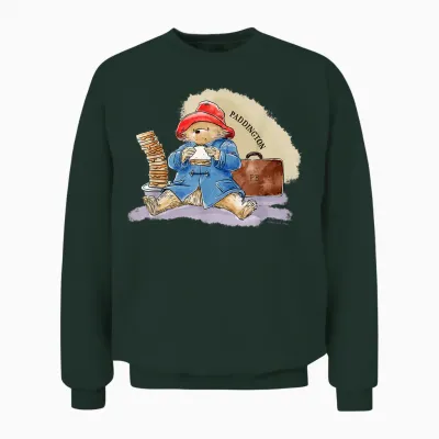 Paddington Bear Marmalade Sandwich Pile Pb Bag Unisex Sweatshirt - Forest