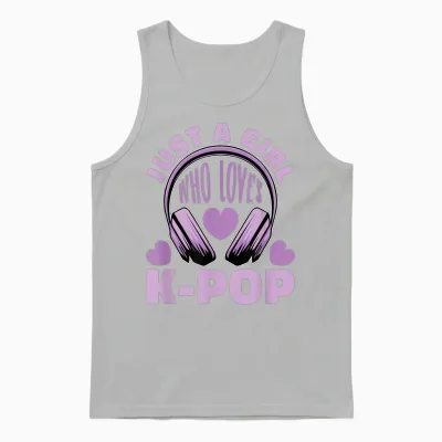 K-Pop - South Korean Pop Unisex Tank Top - Ash