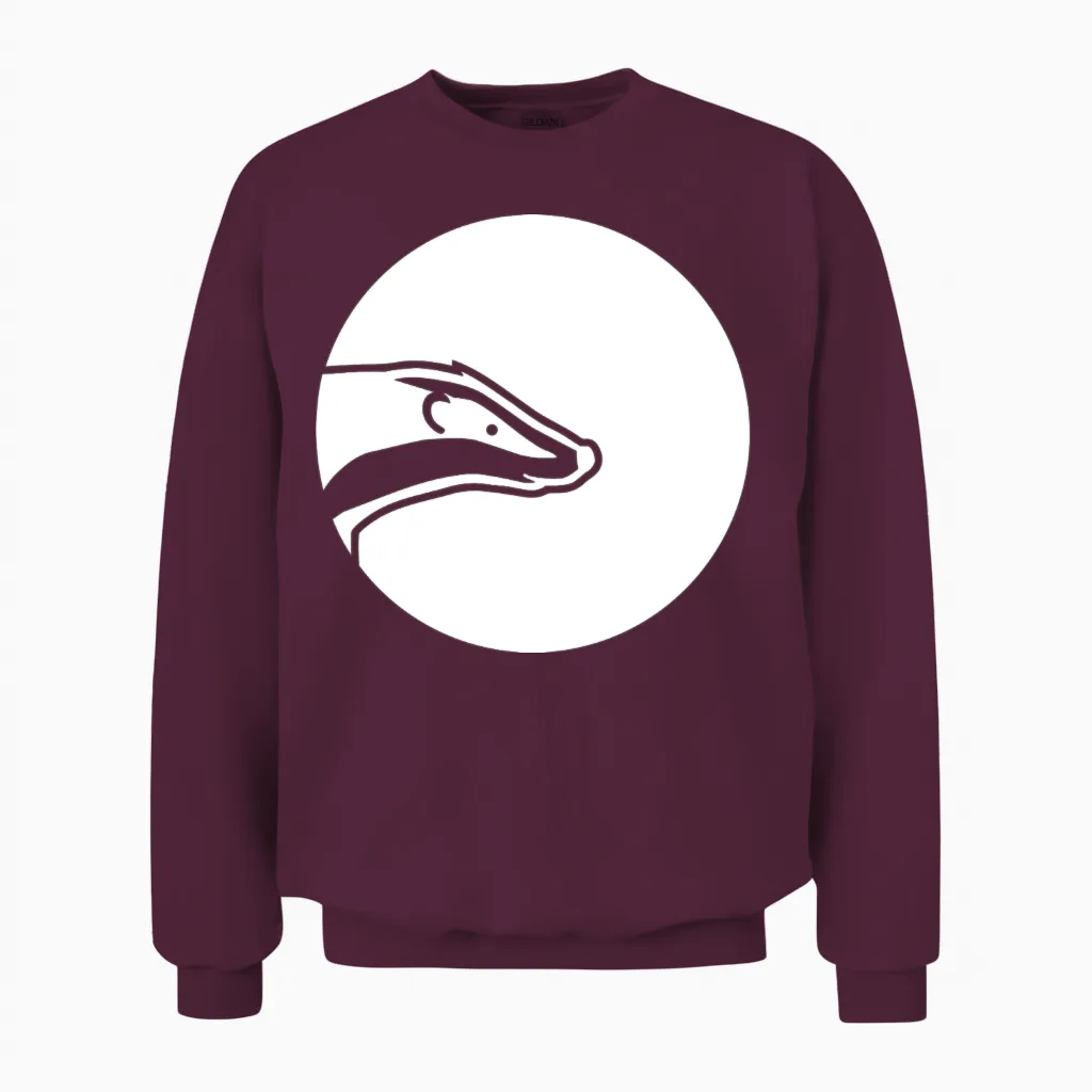 Badger Unisex Sweatshirt in Maroon