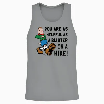 Blister on Hike Funny Unisex Tank Top - Sport Grey