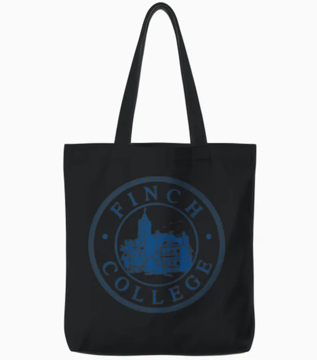 Finch College Tote Bags in Black