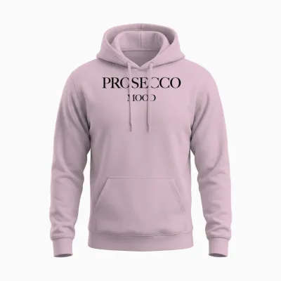 Prosecco Mood X Sekt Champagner Wein Vino Lecker Weinchen Unisex Hoodie - Light Pink