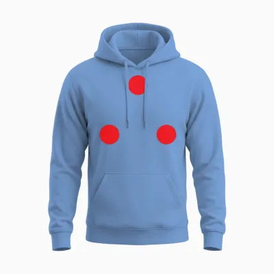 Predator Three Dots Unisex Hoodie - Carolina Blue