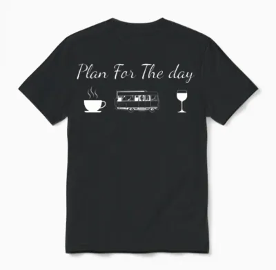 Plan for the Day Unisex T-Shirt - Black