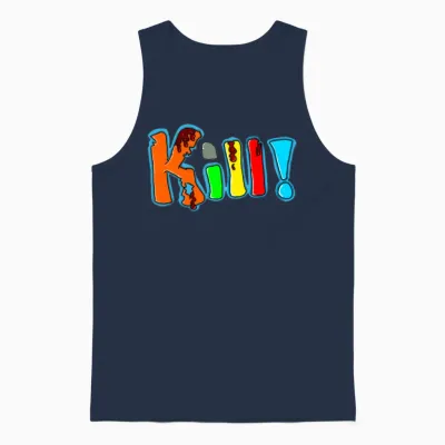 Kill Unisex Tank Top - Navy