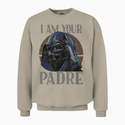 Star Wars Darth Vader I Am Your Padre Father’s Day Unisex Sweatshirt - Sand