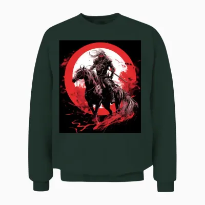 Skeleton Horse Human Skeleton Horse Ridingsword 12 Unisex Sweatshirt - Forest