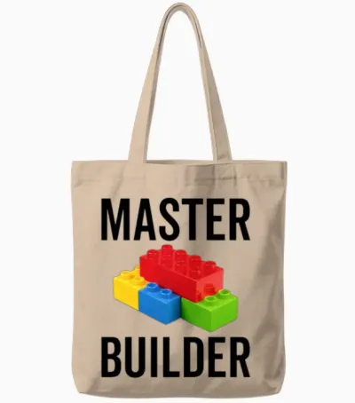 Master Builder Tote Bags - Natural