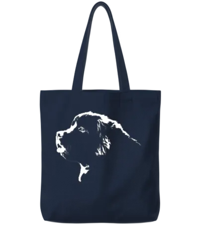 Newfoundland Dog Shirts Working Dog Gifts Tote Bags - Navy