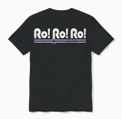 Norway Row, Norge Ro Shirt. Norwegian Flag Men, Women & Unisex T-Shirt - Black